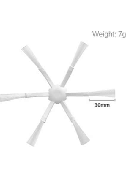Mijia 2c YTJ03ZHM Robot Süpürge Parçaları ile Uyumlu Yan Fırça (Yurt Dışından)
