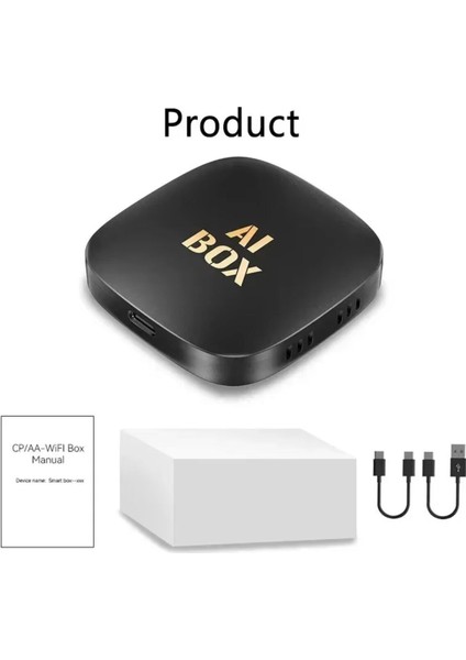Akıllı Multimedya Kutusu Android 13 16GB Kablosuz Carplay Ai Box Youtube Netflix Google Playstore