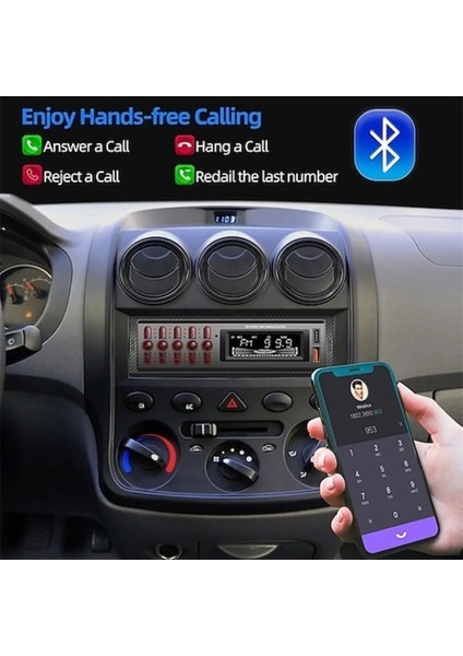 Hızlı Şarj Çift USB Bluetooth’lu Araba Radyo Çift Amfi Çıkışlı 4X60 Watt 63 Max Ses Uyumlu modelleri