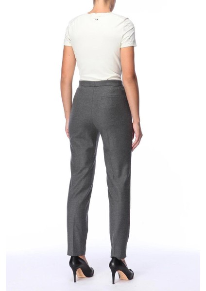 Yüksek Bel Klasik Yün ve Kaşmir Pantolon fırsatları