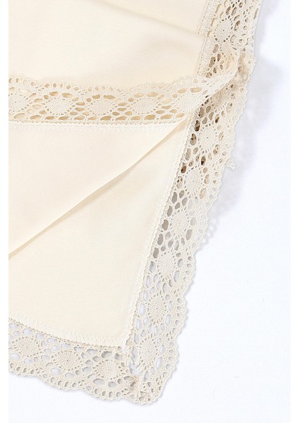 Kız Bebek Çift Katlı Natural Dantelli Lüks Penye Battaniye STL6700 modelleri