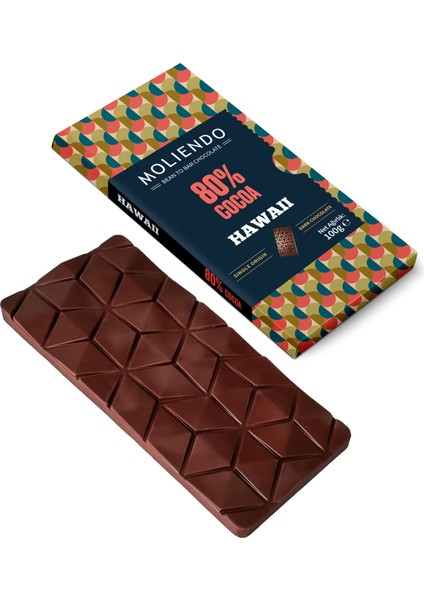 Moliendo Hawaii %80 Kakao Premium Tablet Çikolata 100 g fiyatları