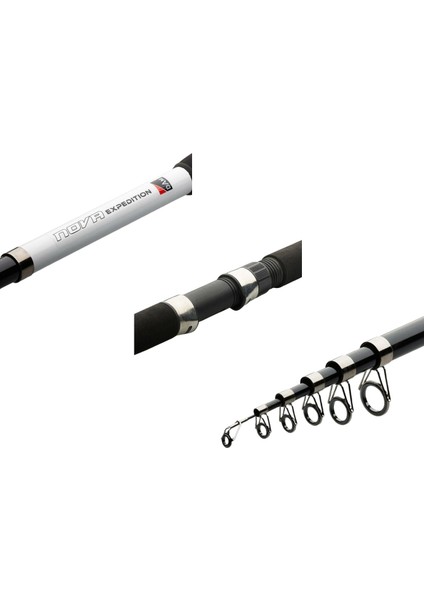 Okuma REVENGER-40FD + Dam Nova Expedition 2.40CM 20-40GR 6 Parça Spin Olta Seti