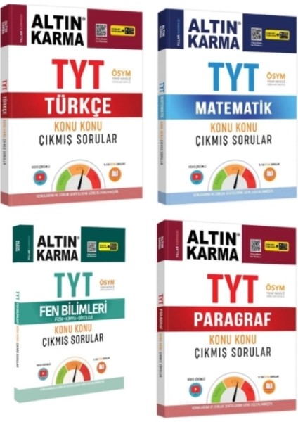 Tyt Türkçe / Matematik / Fen Bilimleri / Paragraf Konu Konu Çıkmış Sorular