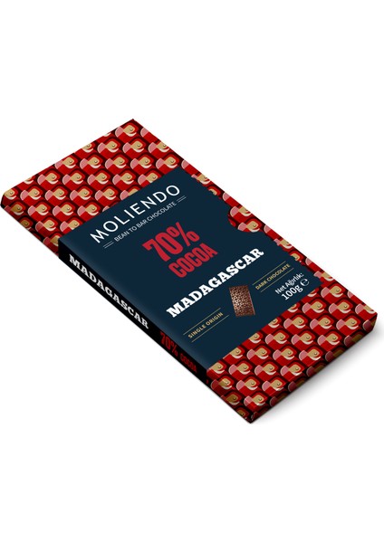 Moliendo Madagascar %70 Kakao Premium Tablet Çikolata 100 g
