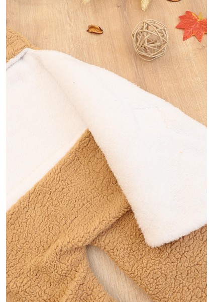 Kız Erkek Bebek Kahverengi Peluş Lüks Anakucağı Kundak STL6786 modelleri