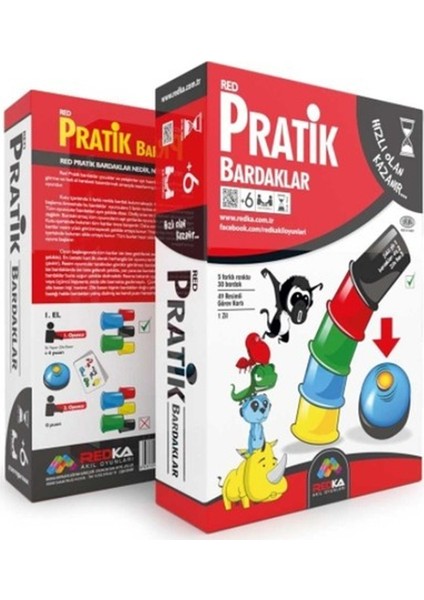 Redka Akıl Oyunları Pratik Bardaklar