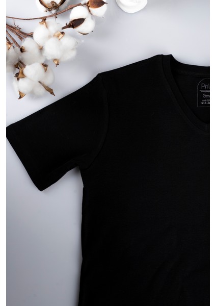 Pamuklu Kısa Kollu V Yaka T-Shirt/fanila modelleri