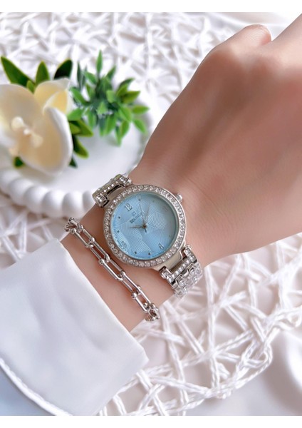 Özel Tasarım Vintage Seri Kadın Kol Saati+ Bileklik Hediyeli CL1000.MT.LL0 fiyatları