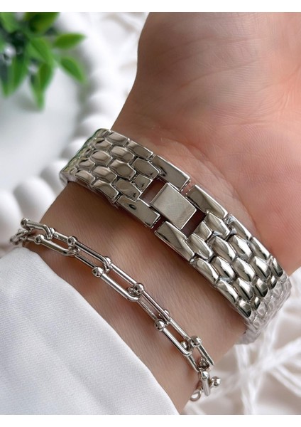 Özel Tasarım Vintage Seri Kadın Kol Saati+ Bileklik Hediyeli CL1000.MT.LL0 modelleri