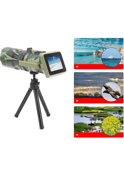 WY01 Çocuk Teleskop 16X Monoküler Teleskop 1080P Hd Oyun Fonksiyonu Seyahat Için Katlanır indirimleri