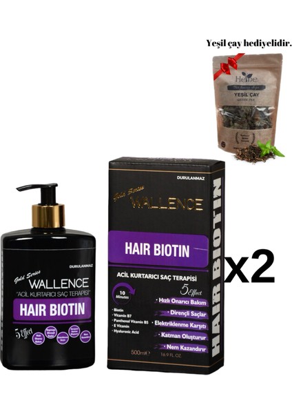 Saç Onarıcı Kurtarıcı Biotin 2'li