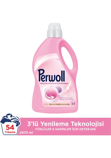 Yenileme Yünlüler Narinler Sıvı Çamaşır Deterjanı 2970 ml