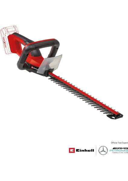 Akülü Çit Budama GC-CH 18/40 Li Solo Power X-Change (18 V, 40 cm kesim uzunluğu, 13 mm diş aralığı, ergonomik tutamak, akü dahil değildir) - 3410940