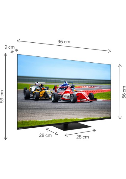 75QG7C14 75" 190 Ekran Uydu Alıcılı 4K Ultra HD Google QLED Pro TV