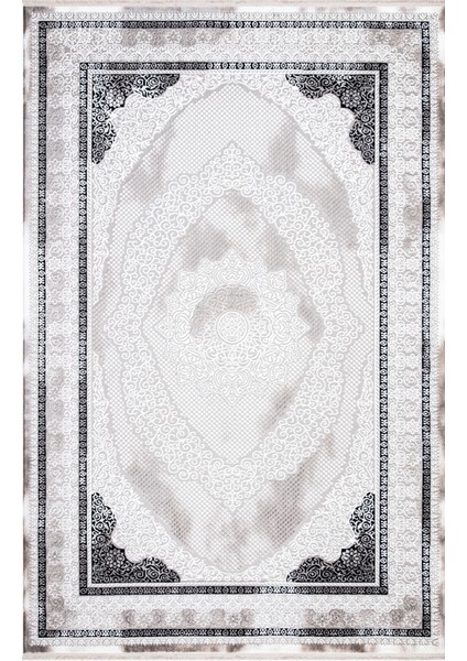 Ipek Mekik Halı Gordion 16107 Yumuşak Tuşeli Modern ve Spor Görünümlü Işıltılı Makine Dokuması Halı