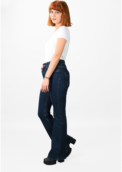 Kadın Çan Paça Kot Pantolon modelleri