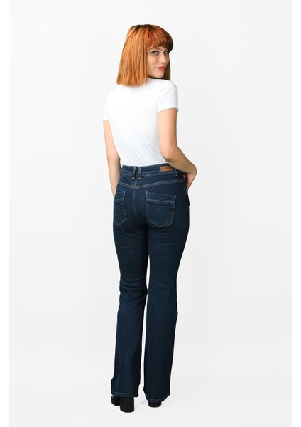 Kadın Çan Paça Kot Pantolon