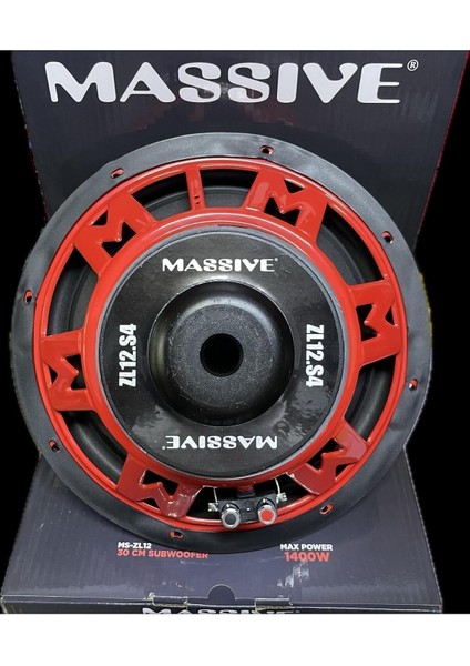 MS-ZL12 30 cm Subwoofer Bas 1400 Watt Maximum Power 500 Watt Rms Power fiyatları