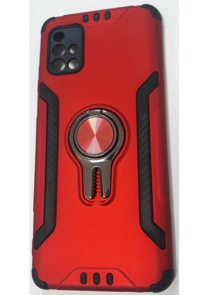 Samsung A51 Mıknatıslı Standlı Zırh Kılıf