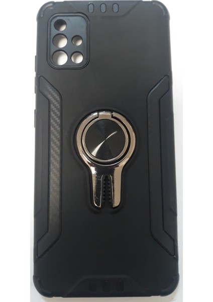 Samsung A51 Mıknatıslı Standlı Zırh Kılıf