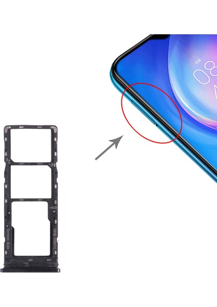 Tecno Spark 6 Air Için Tepsi + Mikro Sd Kart Tepsisi (Yurt Dışından)