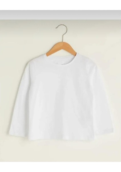 Unisex Çocuk Bisiklet Yaka Uzun Kol Body