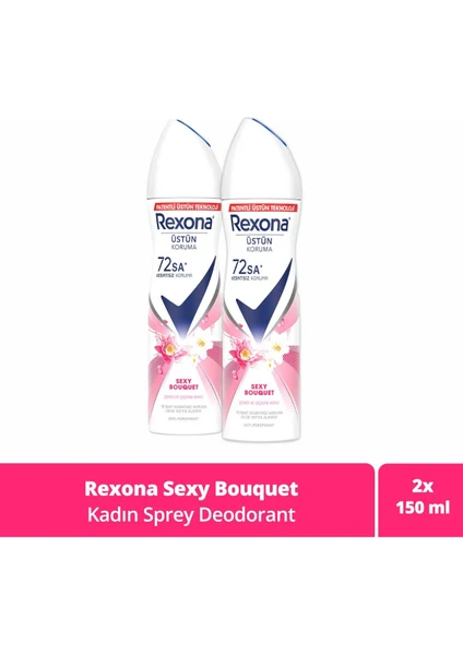 Kadın Sprey Deodorant Sexy Bouquet 150 ml X2