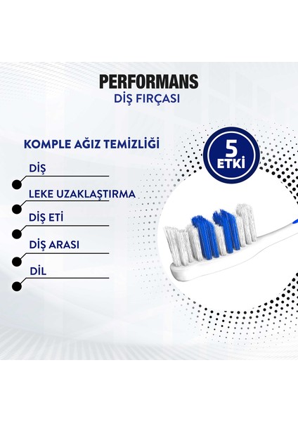 Diş Fırçası Performans Komple Ağız Temizliği Orta X2