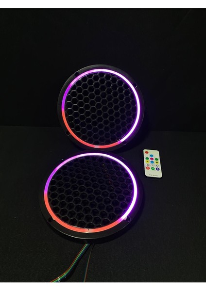 Pixel Kayar LED Midrange Kapağı 1 Takım 20 cm 2 Adet Pixel Kayar LED Kapak + Kumanda Modül modelleri