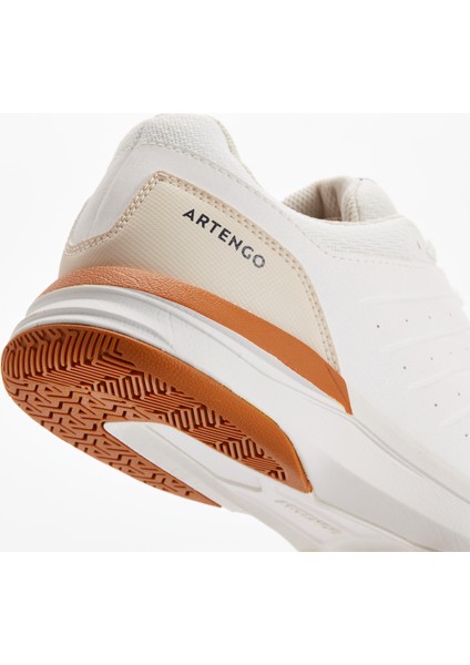 Artengo Erkek Tenis Ayakkabısı - Kırık Beyaz - TS500