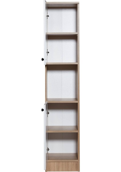 2 Kapaklı ve Raflı Çok Amaçlı Dolap - Sepet / Beyaz - 35 cm fiyatları