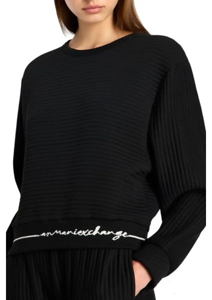 Kadın Sweatshirt Siyah