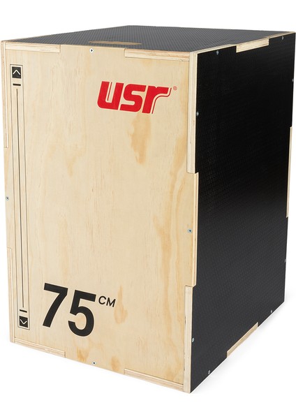 Minotaur-75 3 Taraflı Ahşap Plyo Sehpa