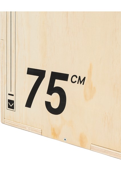 Minotaur-75 3 Taraflı Ahşap Plyo Sehpa
