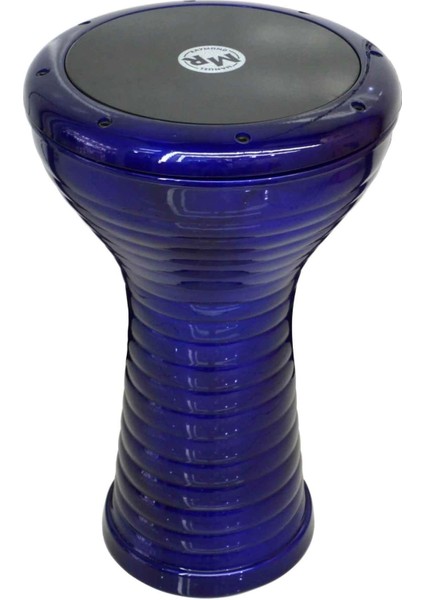 Döküm Darbuka Desenli Mavi