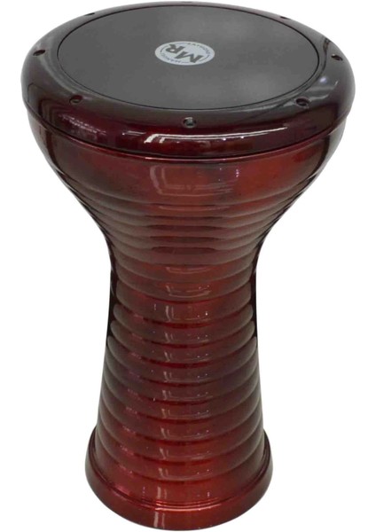 Döküm Darbuka Desenli Bordo