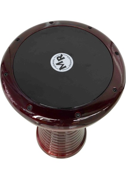 Döküm Darbuka Desenli Bordo