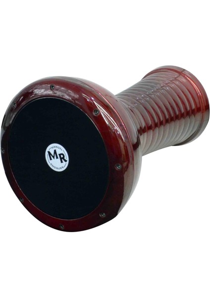 Döküm Darbuka Desenli Bordo
