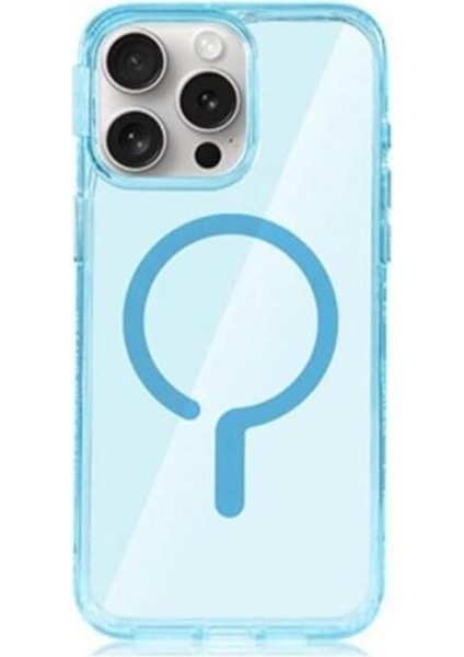 iPhone 16 Pro Kılıf Pc Kristal Sert Manyetik Şarj Özellikli Idb Kapak