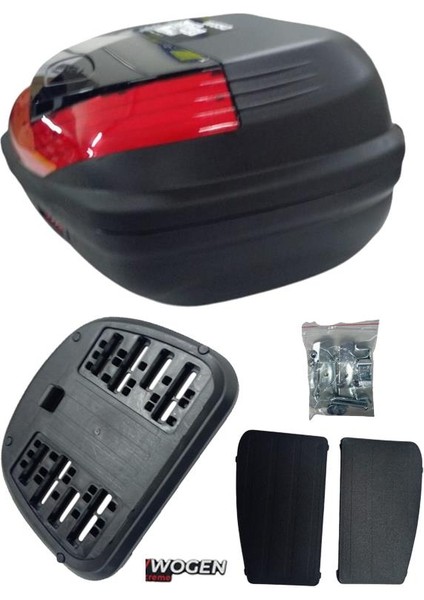 50 L Wogen Topcase - Basıc - Siyah