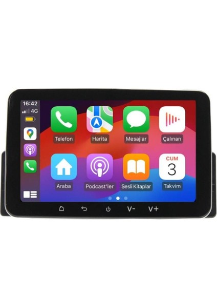 Araç Multimedya Universal Single Dın New 4 GB Ram 64 GB HDD / 7 Inch Ekr. Carplay And. 14 Double Te fırsatları