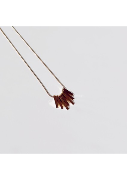 Tassel Steel Necklace | Çelik Kolye