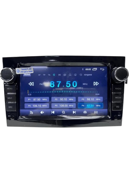 Oto Multimedya Opel Corsa D Black Unı - Ty / 2 GB Ram 32 GB HDD / 7 Inch Ekr. Carplay And. 13 Doubl