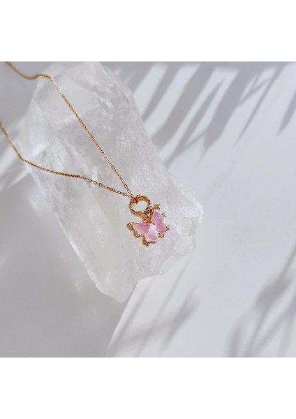 Lilac Steel Necklace