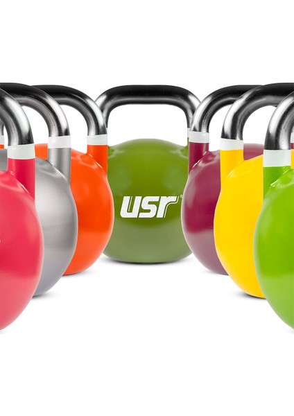 CK12C 12 kg Renkli Yarışma Kettlebell