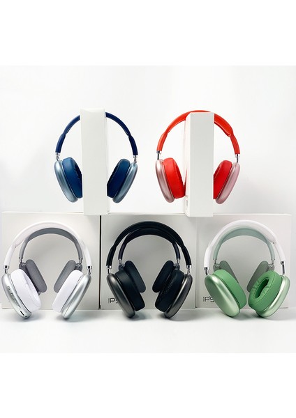 P9MAX Airpods Taşıma Çantalı Kafaüstü Bluethooth Kulaklık