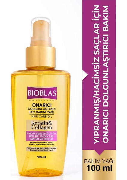 Serum Onarıcı Dolgunlaştırıcı Bakım Yağı 100 ml