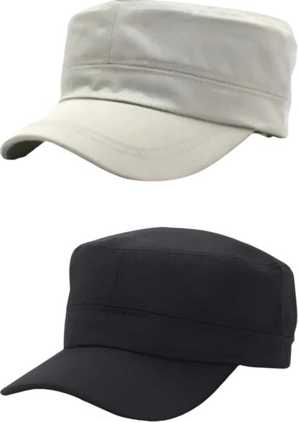 Unisex Pamuklu Castro Şapka 2 Adet