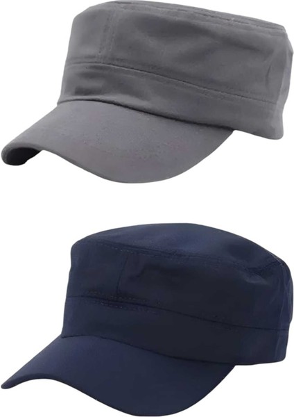 Unisex Pamuklu Castro Şapka 2 Adet